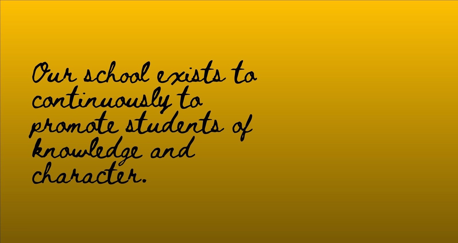School Mission Statement