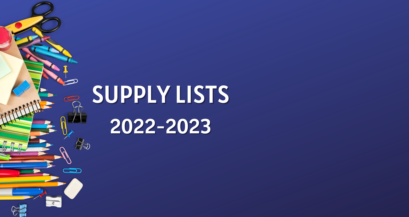 Supply Lists 2022-2023