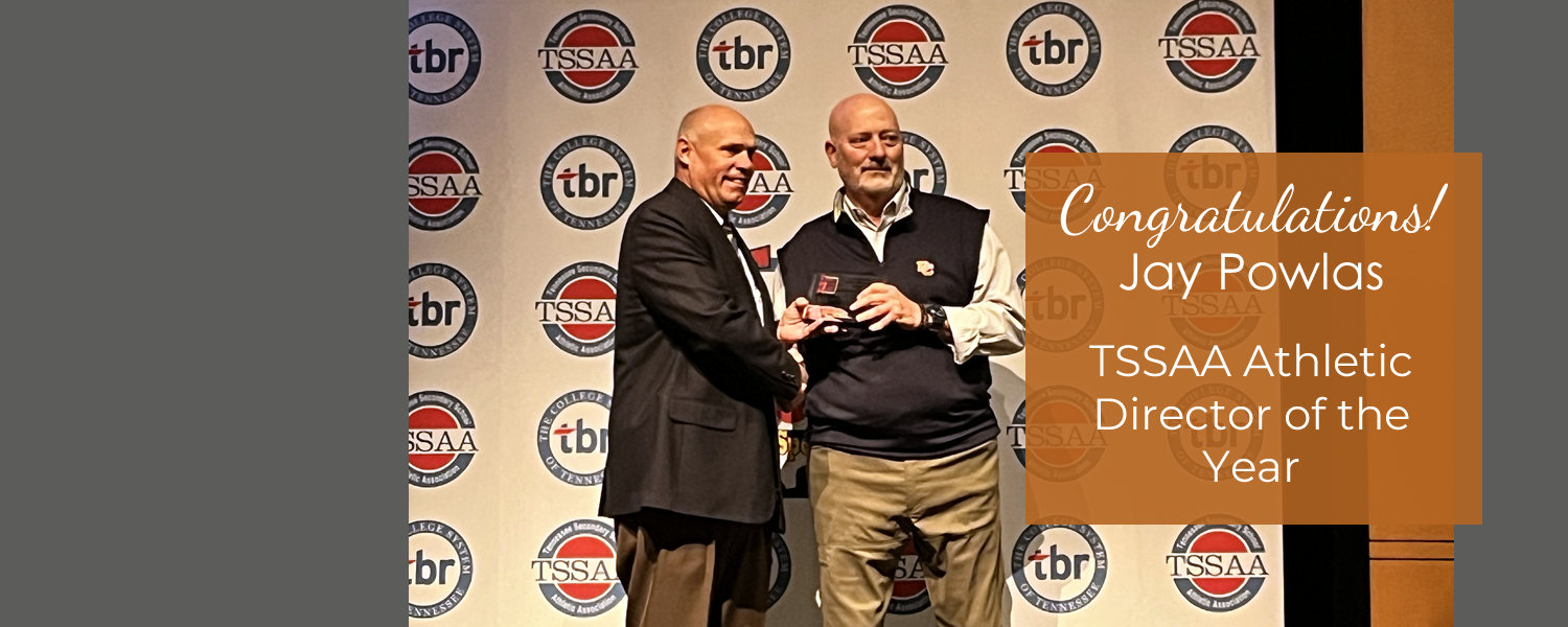 Jay Powlas TSSAA Athletic Director of the Year