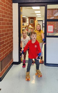 Skate-A-Thon in Hallways 2023