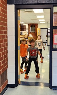 Skate-A-Thon in Hallways 2023