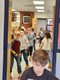 Skate-A-Thon in Hallways 2023