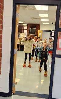 Skate-A-Thon in Hallways 2023