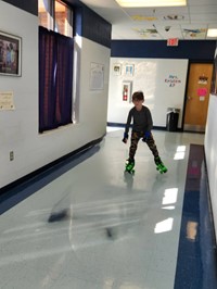Skate-A-Thon in Hallways 2023