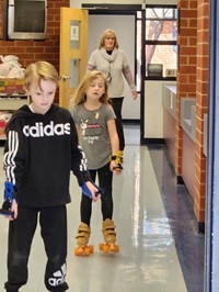 Skate-A-Thon in Hallways 2023