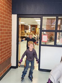 Skate-A-Thon in Hallways 2023