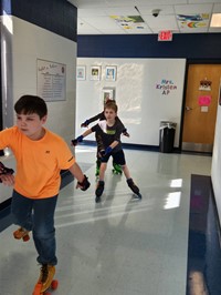 Skate-A-Thon in Hallways 2023