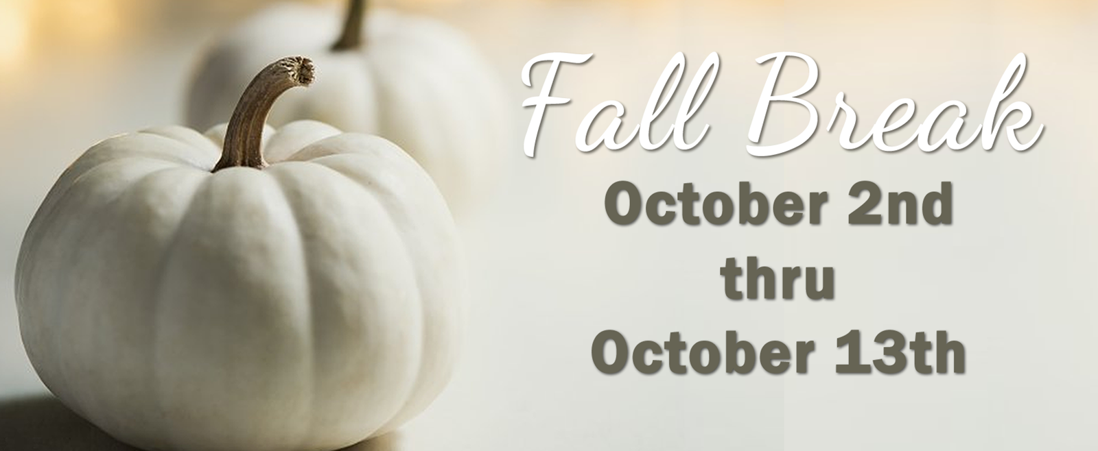 Fall Break