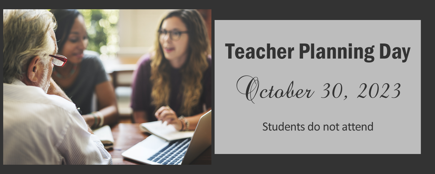 Teacher planning No School for Students