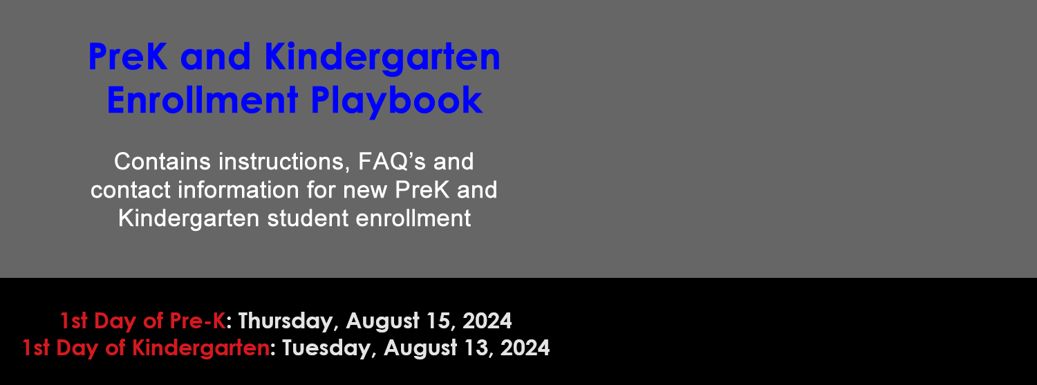 Pre-K/K Enrollment Playbook