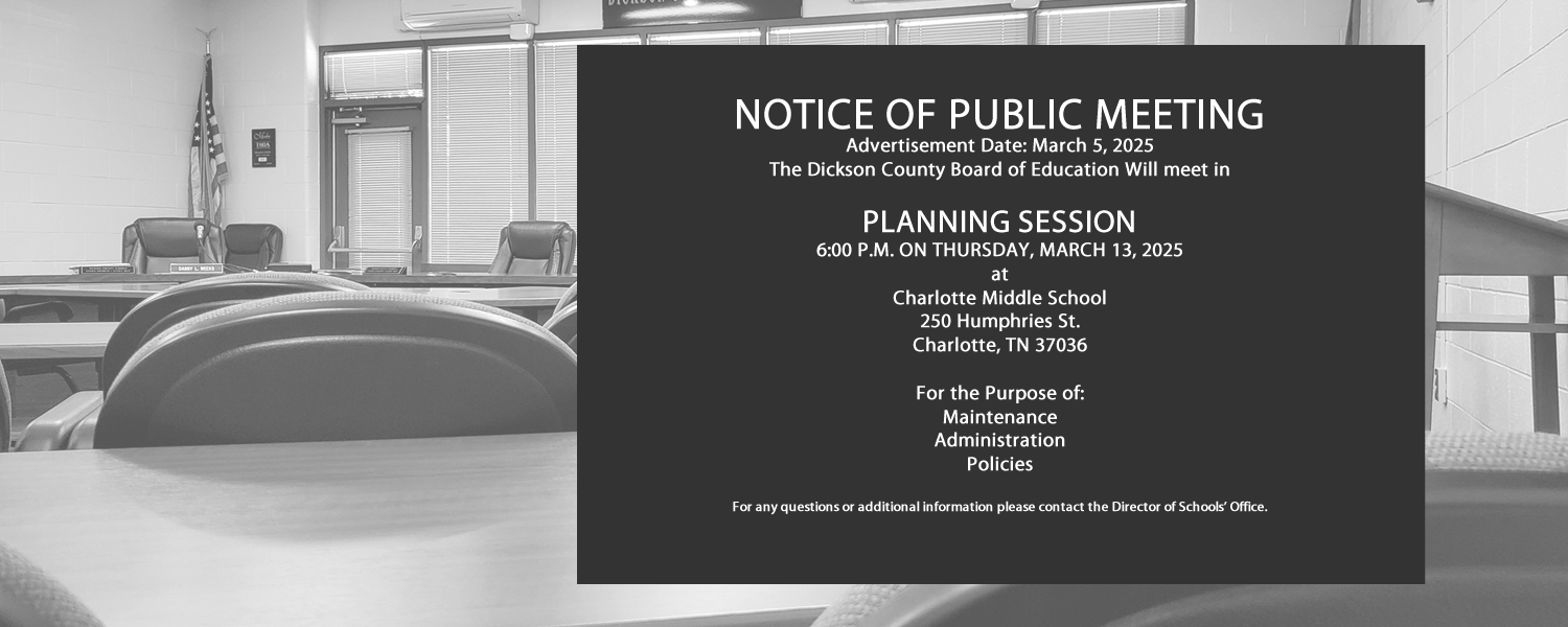 Board of Education Planning Session