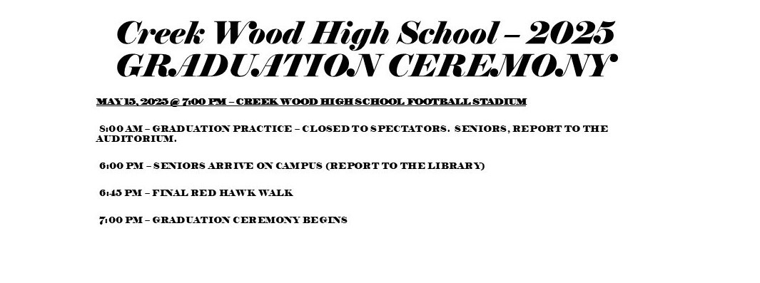 CWHS Graduation